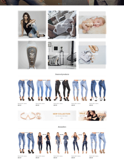 Alessandros Fashions Ecommerce Site