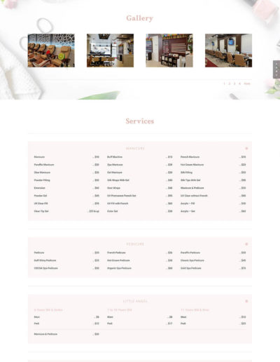 Cocoa Nail Spa Site
